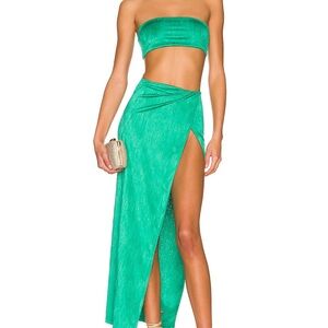 Emerald Green Two-Piece Swim Set